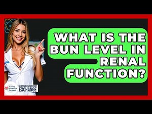 What Is The BUN Level In Renal Function? - Nursing Knowledge Exchange