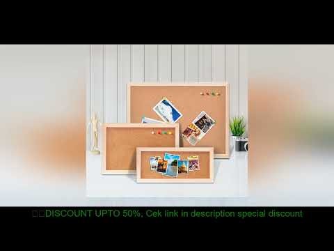 Vintage Pine Wood Frame Cork Board Bulletin Message Board Photo Display Boards 3 Sizes For Chosen
