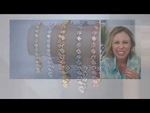 Diamonique Emerald & Pear Cut Tennis Bracelet, Sterling Silver on QVC