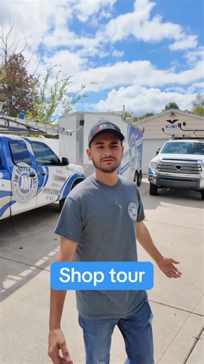 32 reactions | Quick tour of our 2 shops and office space! #shoptour #gutter #jeffthegutterguy #gutterinstallation #pressurewashing #smallbusinesses | Jeffrey Perez | Facebook