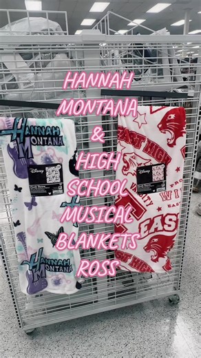 Hannah Montana & High School Musical Blankets at Ross