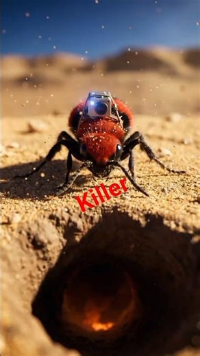 What a Velvet Ant Sees Beneath the Soil (Micro Lens POV)#ancientcaves