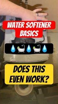 Water Softener Basics #diy #watersoftener #how #how #plumbingtime #howto #youtubeshorts #ytshorts