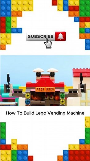How To Build Lego Vending Machine #shorts #lego #vendingmachine #diy #lego