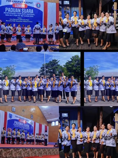 #Lomba padus#hut PGRI #smas Yan smit Agats Asmat Papua Selatan #