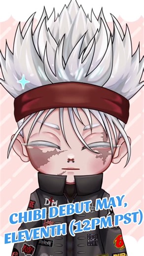 🤘Chibi Model Debut🤘Zeppelin_VT on Twitch!! May, 11th 12pm PST! #fyp #fypシ #foryou #chibi #vtuber #twitch