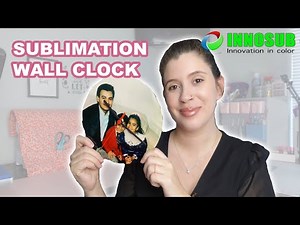 Sublimation on an Innosub wall clock