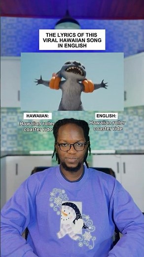 The Lyrics Of This Viral Hawaiian Song Translated In English: Hawaiian Roller Coaster Ride #shorts