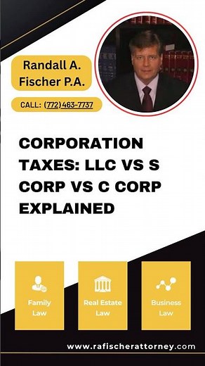 Corporation Taxes: LLC vs S Corp vs C Corp Explained
