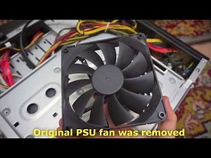 Making the PC Silent (PSU & CPU fan Noise Reduction, MSI B350 PC MATE)