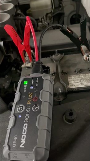 Noco Boost Plus portable jump starter testing 4runner truck