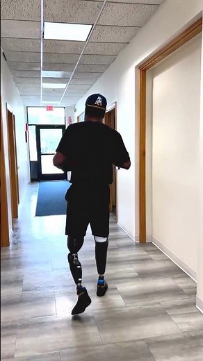 Bilateral AK/BK Amputee Showing Strong, Controlled Prosthetic Gait | Muji