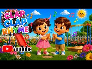 clap clap rhyme Your Hands | Kids Action Song | Nursery Rhymes for Children | Fun Learning Video