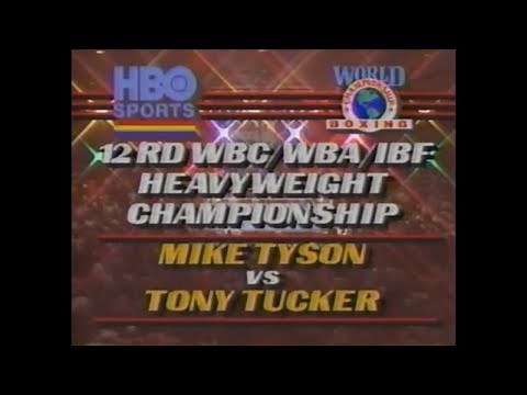 Mike Tyson vs Tony Tucker - Full Fight - 8-1-1987