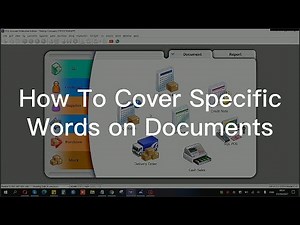 How To Cover Specific Words on Document 如何设置遮盖文件上的一些字眼 | SQL Accounting