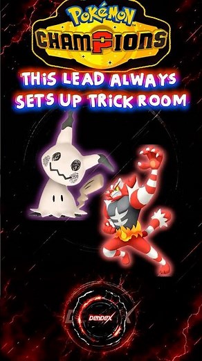 This Lead ALWAYS Sets Up Trick Room 😈 | Pokémon Champions VGC