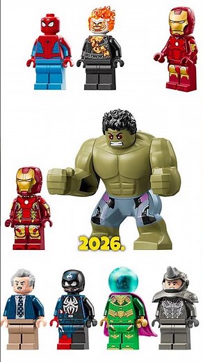 This is what ALL the LEGO Marvel minifigures will look like in 2026