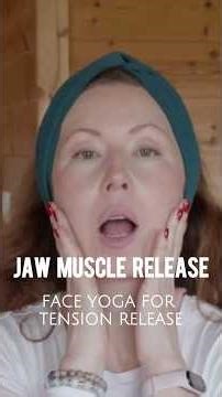 Jaw Tension? Try this Face Yoga Release #faceexercises #jawtension #faceyogawithpolina