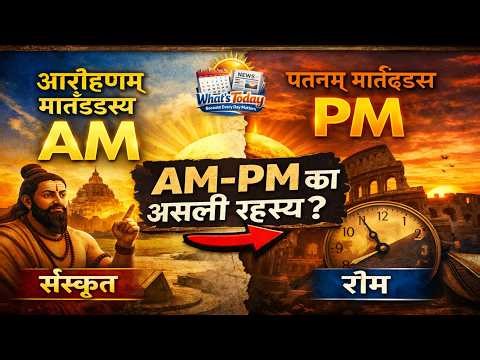 AM PM का असली सच😱| क्या इसका संबंध संस्कृत से है? | AM PM Time System Explained | #whatstoday