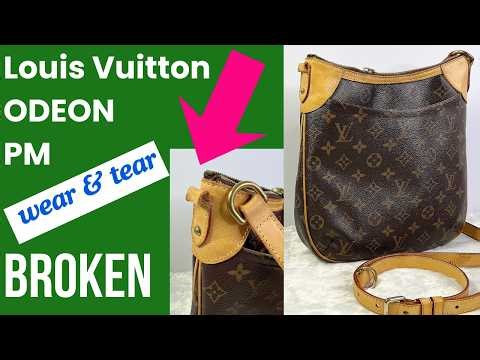 LOUIS VUITTON FAVORITE SUMMER BAG ODEON PM MONOGRAM WAS BROKEN/REVIEW/WEAR AND TEAR