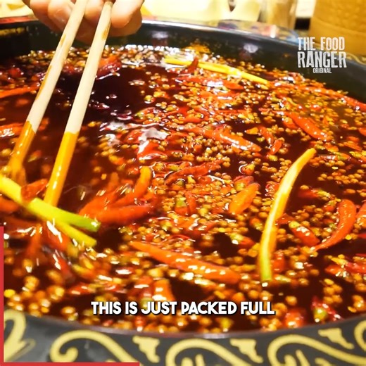 922K views · 10K reactions | Most extreme spicy hot pot in China challengei | The Food Ranger | Facebook