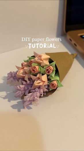 Heartfelthands Gifts on Instagram: "Turn simple paper into stunning blooms! 🌸✨ Watch this DIY paper flower tutorial and create a bouquet full of love and creativity. 💕 Perfect for gifting or decorating! 🌼 . . . . #paperflowers #diygift #creativecrafts #cutegift #giftideas #heartfelthands #handmadewithlove #celebratelove #personalizedgifts #heartfeltcreations"