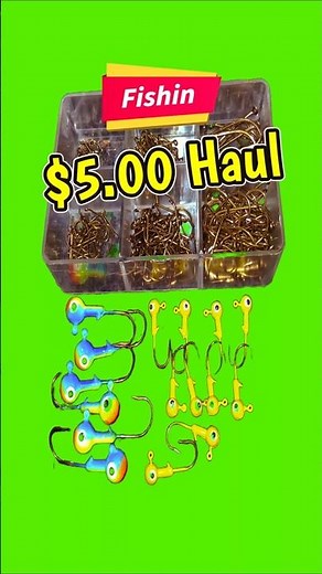 How Much Fishing Gear Can $5 Get You #fishing #haul #thriftstore