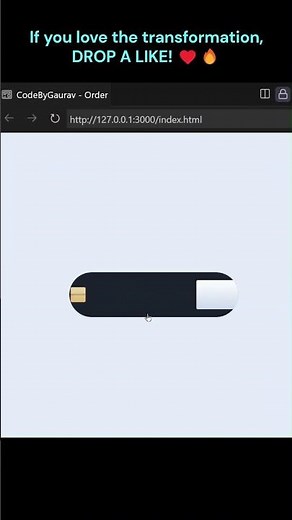 🔥Order Button with Moving Truck Animation Using HTML, CSS & JavaScript #webdevelopment #animation