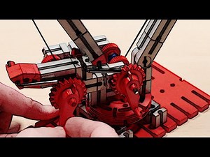 1970s Fischertechnik | Retro-Style Model Crane | High-Speed Build