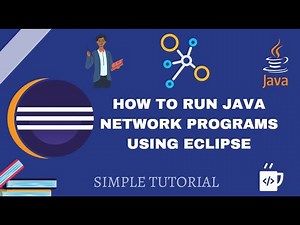 How to run Java networking programs using eclipse and command prompt || Java networking
