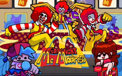 【FNF优质模组】Mc Madness V1 Demo 全流程演示