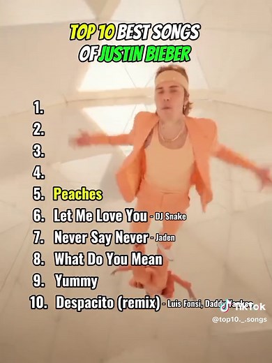Top 10 Best Justin Bieber Songs to Enjoy