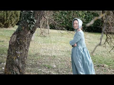 March knitting & the first Spring flowers