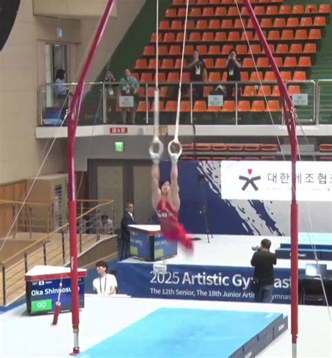 2025 Asian Championships - Oka Shinnosuke JPN SR 14.000 Video: Asian Gymnastics Union | International Gymnast Magazine