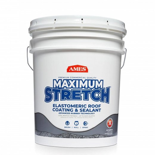 Reviews for Ames 5 Gal. White Maximum-Stretch Rubber and Acrylic Reflective Roof Coating | Pg 1 - The Home Depot