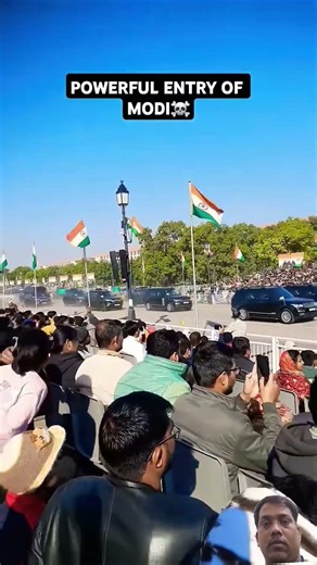 PM MODI 🇮🇳POWERFUL ENTRY ON RAJPATH🔥#shorts #entry #modi #kgf #status #reels#ytshorts #viral