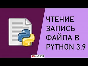 Как считать, записать информацию в текстовый файл - Python 3.9 / mrGURU