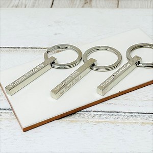 Personalized Graduation Bar Keyring: Engraved Keepsake Gift - Etsy UK