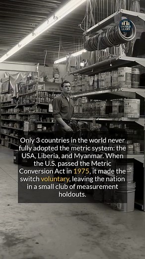 The US is one of three nations that never officially adopted the metric system. #history #didyouknow | Untold Leaks