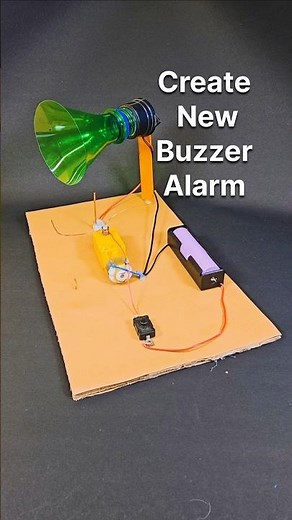 Create New Buzzer Alarm ❤️ DIY Simple Buzzer #diy #shorts #buzzer