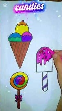 🍭🍬🍫 Let’s draw lots of yummy candies! With kids learning World for Kids with a lot of 😊fun.