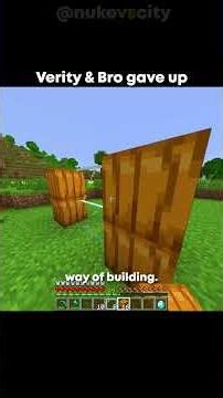 Verity just gave up