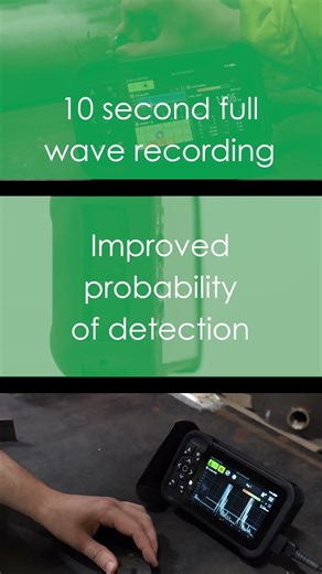 Introducing the *NEW* CMX10-DL Full Wave Capture Thickness Gauge
