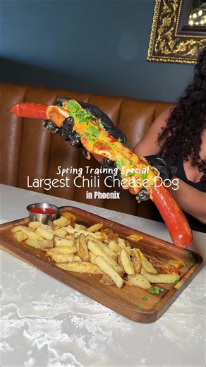 Experience the Largest Chili Cheese Dog in Phoenix