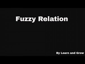 Fuzzy Relations