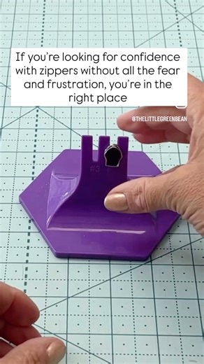 I know zippers are one of those things that make so many people nervous. The pull never wants to slide on straight, the tape twists, and it feels like you waste more time fighting with it than actually sewing. I used to avoid projects with zippers because of that. That all changed when I started using this zipper tool. It holds the pull steady so you can slide the tape in evenly, and the whole process takes seconds instead of minutes. No more crooked pulls, no more wasted zipper tape, and no mor