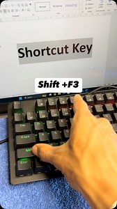Computer 🖥️ Shortcut Key for Case Change Upper Lower #réel #reels #lowercase #uppercase #format #tricks #shortcut #viral #new #viralvideos #viralreels #viralreel #trending #trend #trendingreels #trendingnow #trendingvideos #facebook #followers #instagram #instamood #instagood #instadaily #insta #foryou #foryoupage #followers @highlight | Fast Typing Learning
