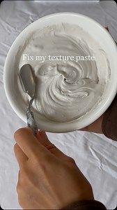 If your texture paste is too dry, you won’t be able to get that creamy consistency you see in my classes and artworks. Here’s a few things you can do to fix that problem: 1. Add a little water to your joint compound. Start with less, it’s easier to add more, not so easy to take it away. And mix! 2. Add in acrylic paint. Acrylic paint is runnier than texture paste, so if you mix jt in then it will make your paste consistency creamier. If your texture paste is too runny, you can leave the lid crac