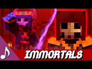 ♪ "IMMORTALS" [Rainimator Minecraft Music Video ♪ - "Back into Darkness" Montage]