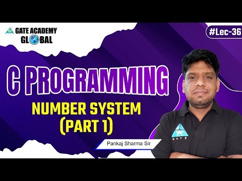 #36 | Number System (Part 1) | C Programming (English) By Pankaj Sharma Sir